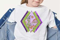 Western Halloween PNG sublimation design