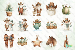 Western Holiday Clipart Bundle Product Image 5