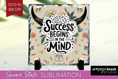 Inspirational Quote Slate PNG - Western Square Slate Product Image 1