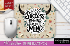 Inspirational Quote Mouse Pad Sublimation - Western Mousepad Product Image 1