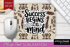 Inspirational Quote Mouse Pad Sublimation - Western Mousepad Product Image 1