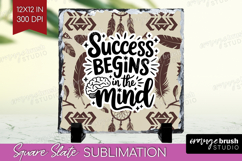 Inspirational Quote Slate PNG - Western Square Slate Product Image 1