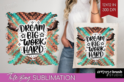 Inspirational Quote Tote Bag - Western Tote Bag PNG Product Image 1