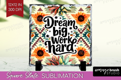 Inspirational Quote Slate PNG - Western Square Slate Product Image 1