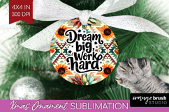 Inspirational Quote Ornament PNG - Western PNG Sublimation Product Image 1