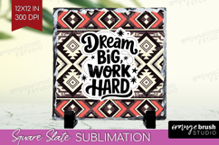 Inspirational Quote Slate PNG - Western Square Slate Product Image 1