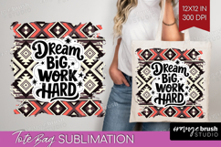 Inspirational Quote Tote Bag - Western Tote Bag PNG Product Image 1