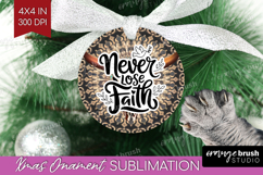 Inspirational Quote Ornament PNG - Western PNG Sublimation Product Image 1