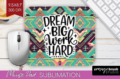 Inspirational Quote Mouse Pad Sublimation - Western Mousepad Product Image 1