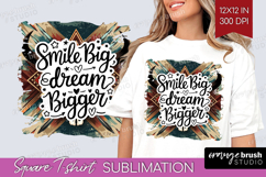 Inspirational Quote Square Tshirt Background - Western PNG Product Image 1