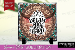 Inspirational Quote Slate PNG - Western Square Slate Product Image 1