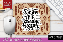 Inspirational Quote Mouse Pad Sublimation - Western Mousepad Product Image 1