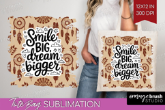 Inspirational Quote Tote Bag - Western Tote Bag PNG Product Image 1