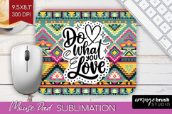 Inspirational Quote Mouse Pad Sublimation - Western Mousepad Product Image 1