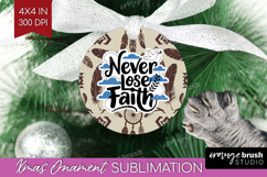 Inspirational Quote Ornament PNG - Western PNG Sublimation Product Image 1