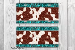 Western License Plate PNG | Cowhide Car Plate Sublimation Product Image 2