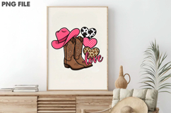 Western Love Valentine Sublimation PNG Product Image 3