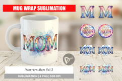 Western Mom Mug Wrap Product Image 1