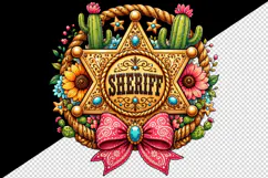 Western tumbler, mug wrap, clipart sublimation design Product Image 2