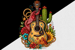 Western tumbler, mug wrap, clipart sublimation design Product Image 2