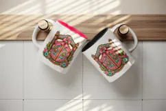 Western tumbler, mug wrap, clipart sublimation design Product Image 3