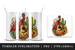 Western tumbler, mug wrap, clipart sublimation design Product Image 4