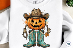 Western Pumpkin Png, Pumpkin Boots png Product Image 1