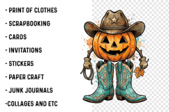 Western Pumpkin Png, Pumpkin Boots png Product Image 3