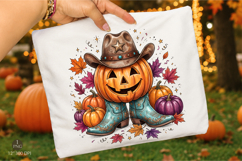Western Pumpkin Png,Pumpkin Boots Png, Western Fall Png Product Image 3