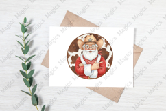 Western Santa Claus with Cowboy Hat PNG Product Image 3