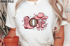 Western Valentine PNG, Boots and Bows Product Image 2