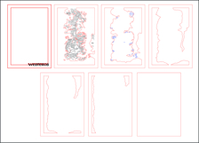 Westeros Layered Map SVG | 3D Wooden Fantasy Map Product Image 3