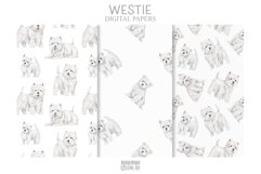 Westie dog seamless patterns Product Image 1