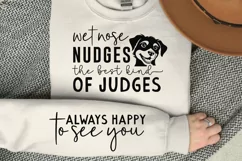 Wet Nose Nudges The Best Sleeve SVG, Dog SVG Design Product Image 3