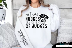 Wet Nose Nudges The Best Sleeve SVG, Dog SVG Design Product Image 1