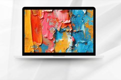 Wet Paint Texture Digital Paper Bundle Product Image 4