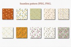 Wildflowers Aesthetics Digital Paper, Meadow Flowers Product Image 3