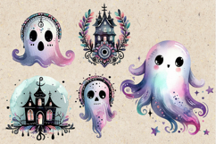 Cute Halloween Ghost. Sublimation design PNG Product Image 2