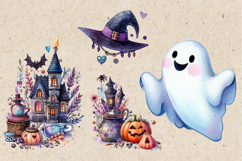 Cute Halloween Ghost. Sublimation design PNG Product Image 2