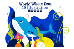 10 World Whale Day Illustration Product Image 1
