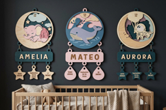 Woodland Animals Layered SVG Bundle | Nursery Decor Laser Product Image 1