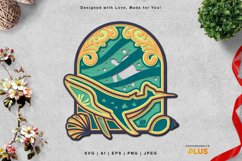 3D Layered Lasercut Humpback whale on Underwater Scenery Product Image 1