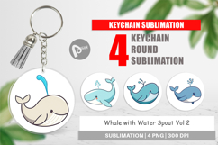 Keychain Whale Spout Product Image 1