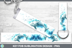 GorgeousWhales Sketch Key Fob design.