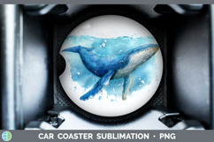 GorgeousWhales Sketch Car Coaster design.