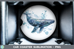 GorgeousWhales Sketch Car Coaster design.