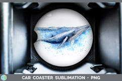 GorgeousWhales Sketch Car Coaster design.