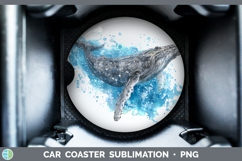 GorgeousWhales Sketch Car Coaster design.