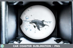 GorgeousWhales Sketch Car Coaster design.