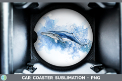 GorgeousWhales Sketch Car Coaster design.